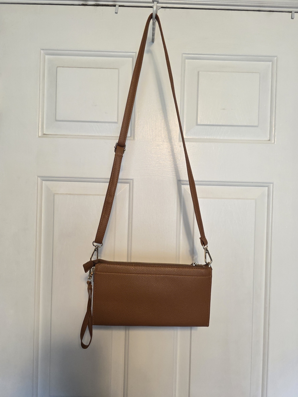 Classic Convertible Crossbody Bag in Brown